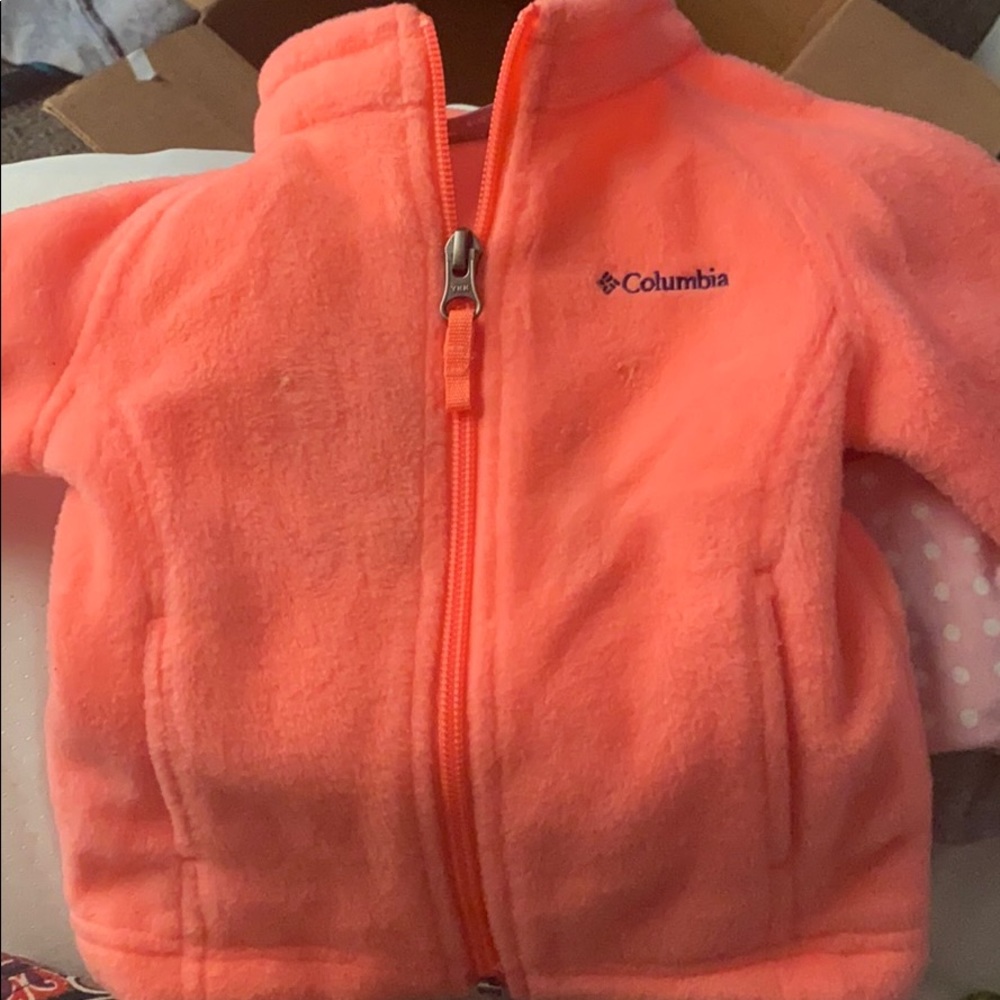 Baby girl Columbia Zip-up.